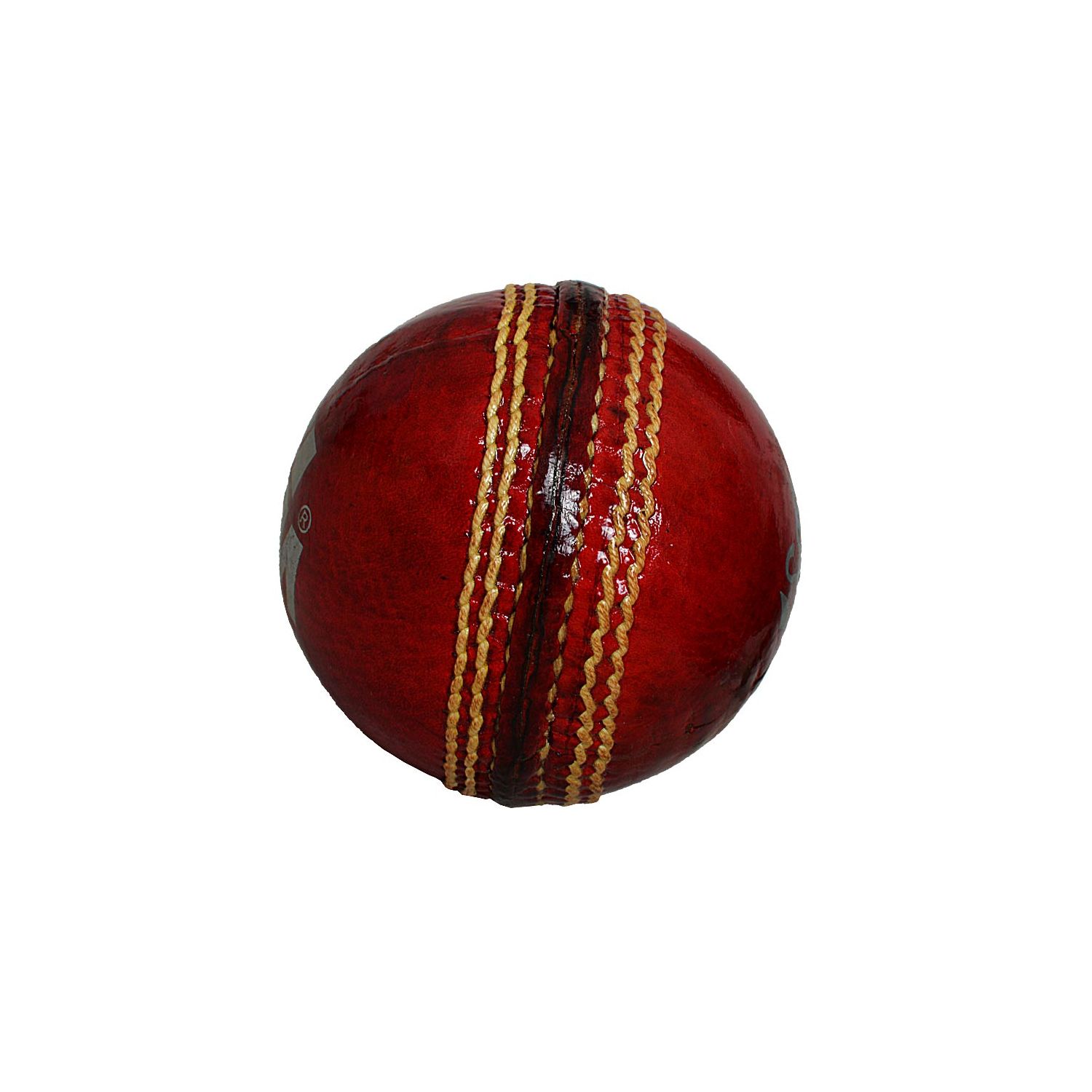Crown Match Leather Cricket Ball (Red)