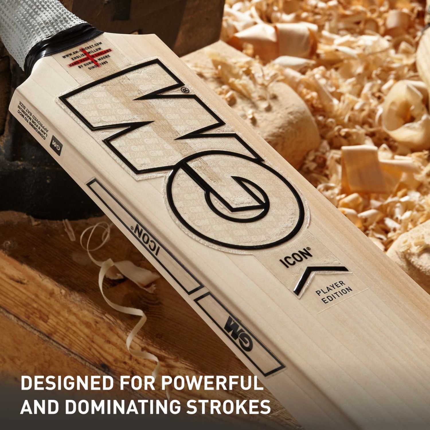 Icon Player Edition English Willow Cricket Bat (Made in U.K.)