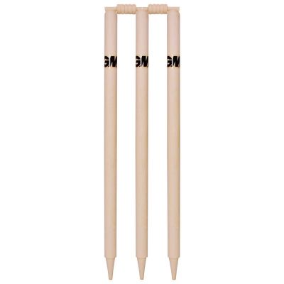 Bleached & Polished Cricket Stumps Set of 6 Stumps & 4 Bails(Box Packing)